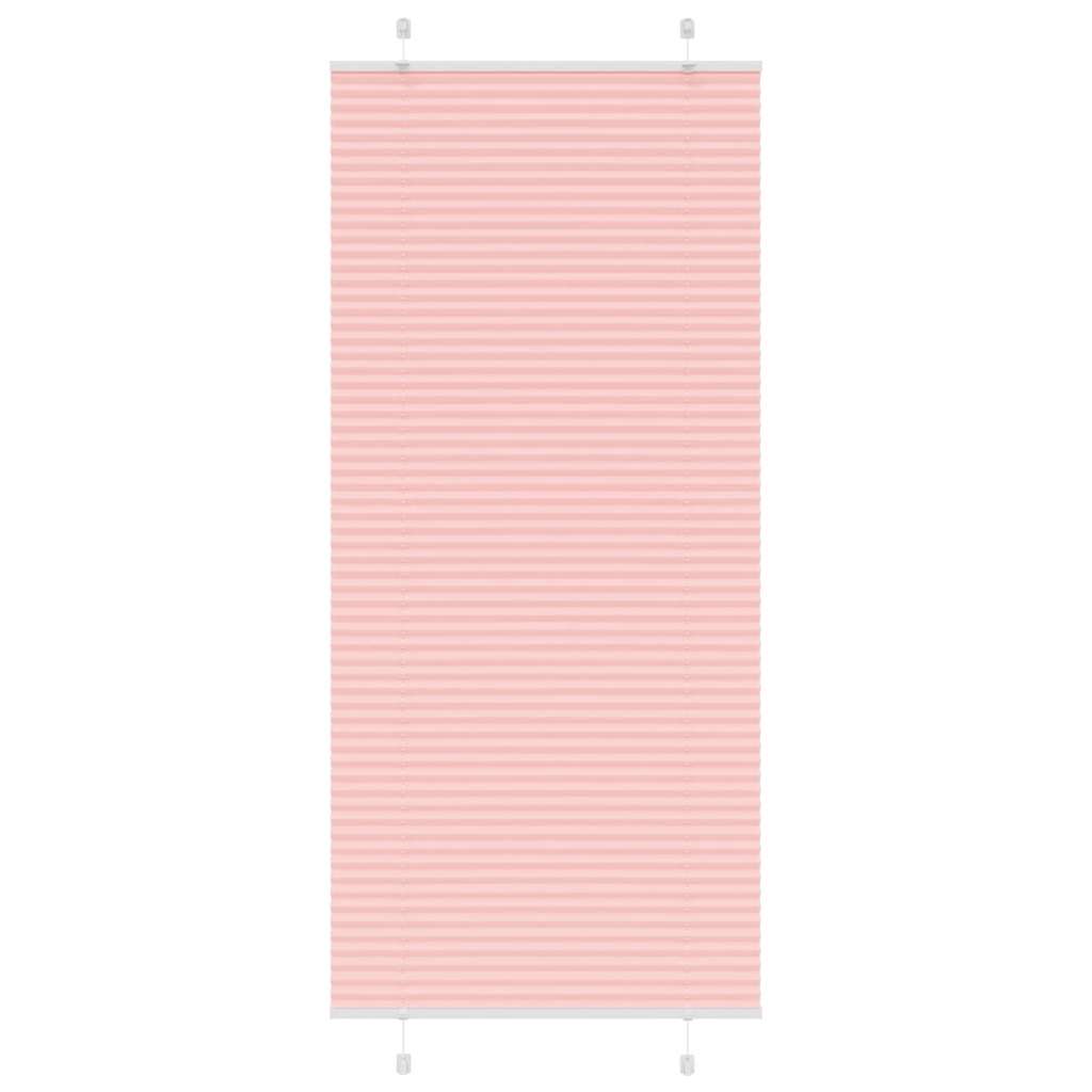 Plissee Rosa 100x200 cm Stoffbreite 99,4 cm Polyester