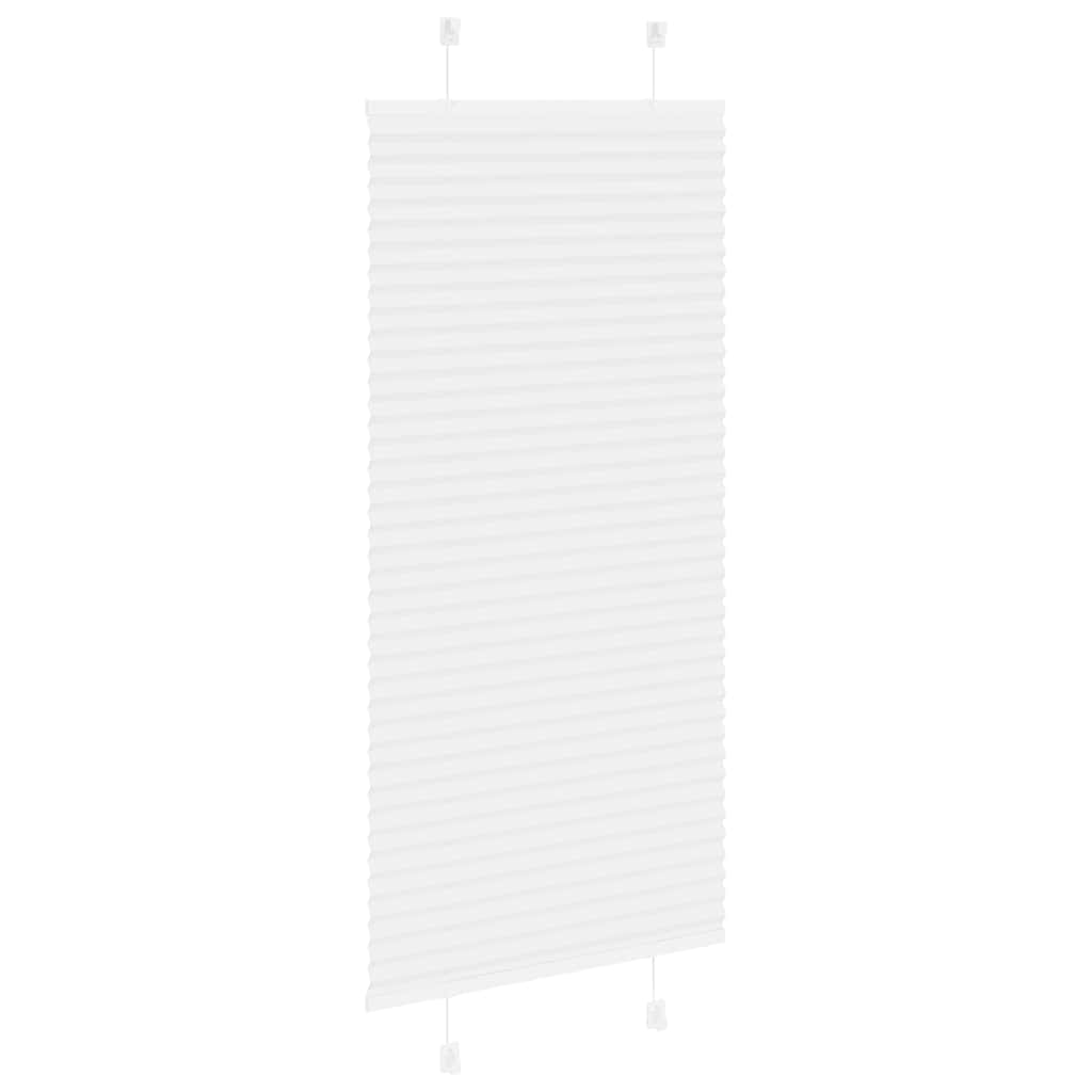 Plissee Weiß 60x100 cm Stoffbreite 59,4 cm Polyester