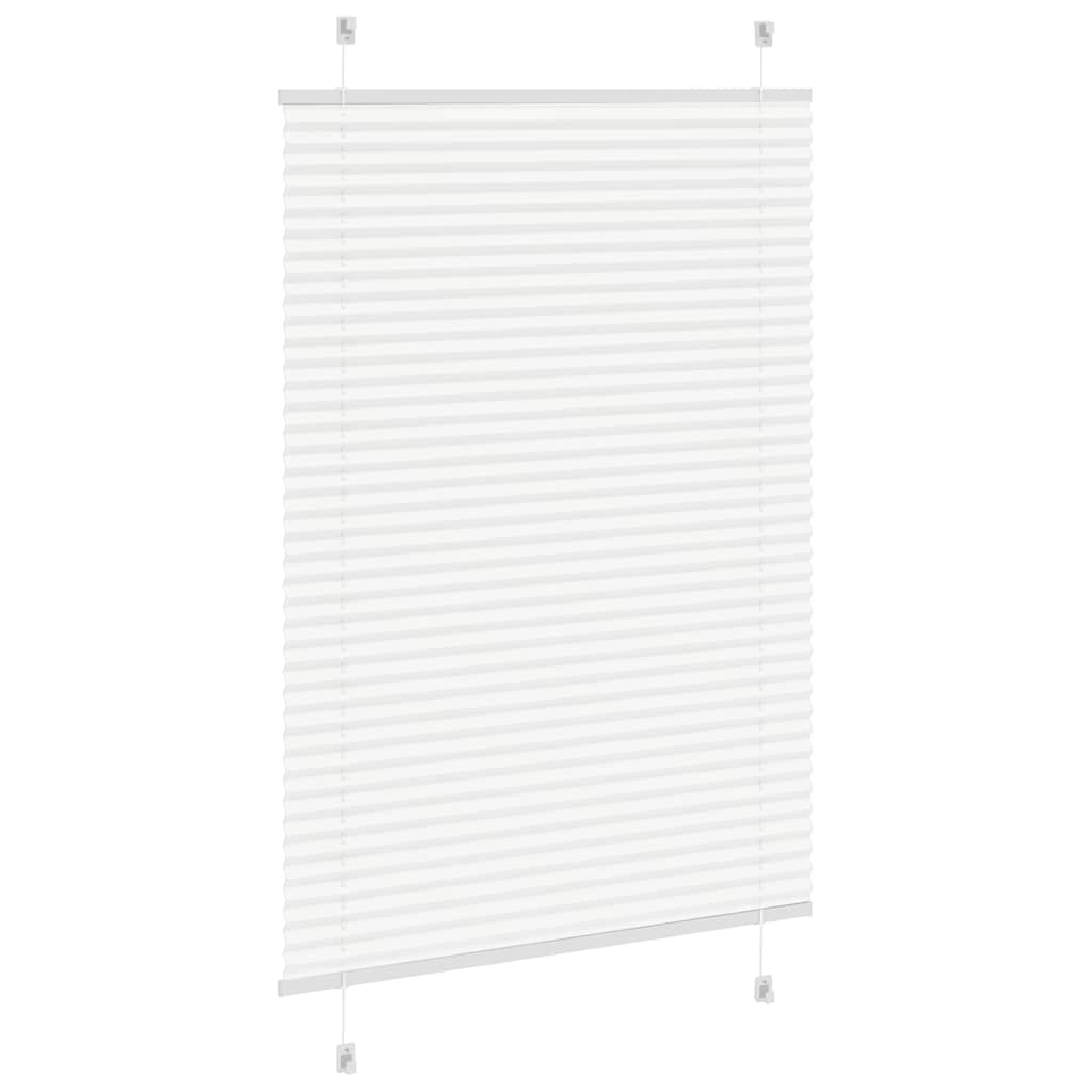 Plissee Weiß 90x150 cm Stoffbreite 89,4 cm Polyester
