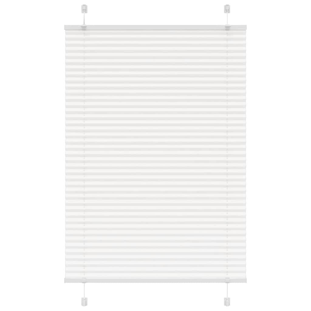 Plissee Weiß 100x150 cm Stoffbreite 99,4 cm Polyester