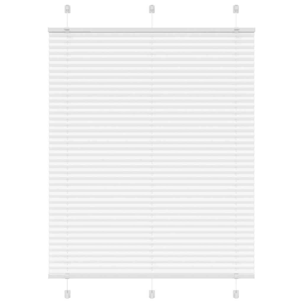 Plissee Weiß 105x150 cm Stoffbreite 104,4 cm Polyester