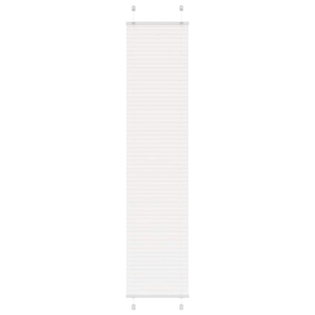 Plissee Weiß 45x200 cm Stoffbreite 44,4 cm Polyester
