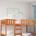 Kinderbett ohne Matratze Wachsbraun 90x190 cm Massivholz Kiefer