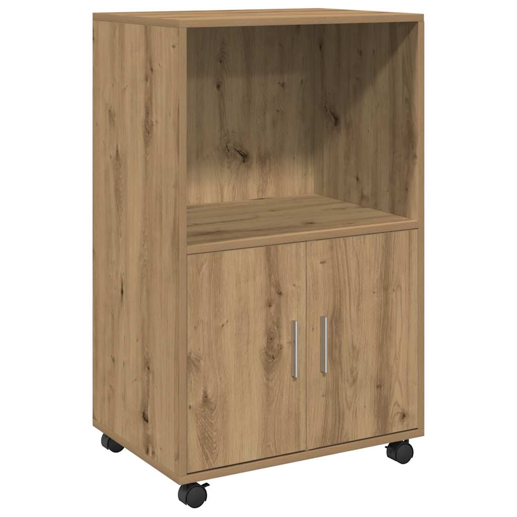 Rollschrank Artisan-Eiche 55x40x91 cm Holzwerkstoff