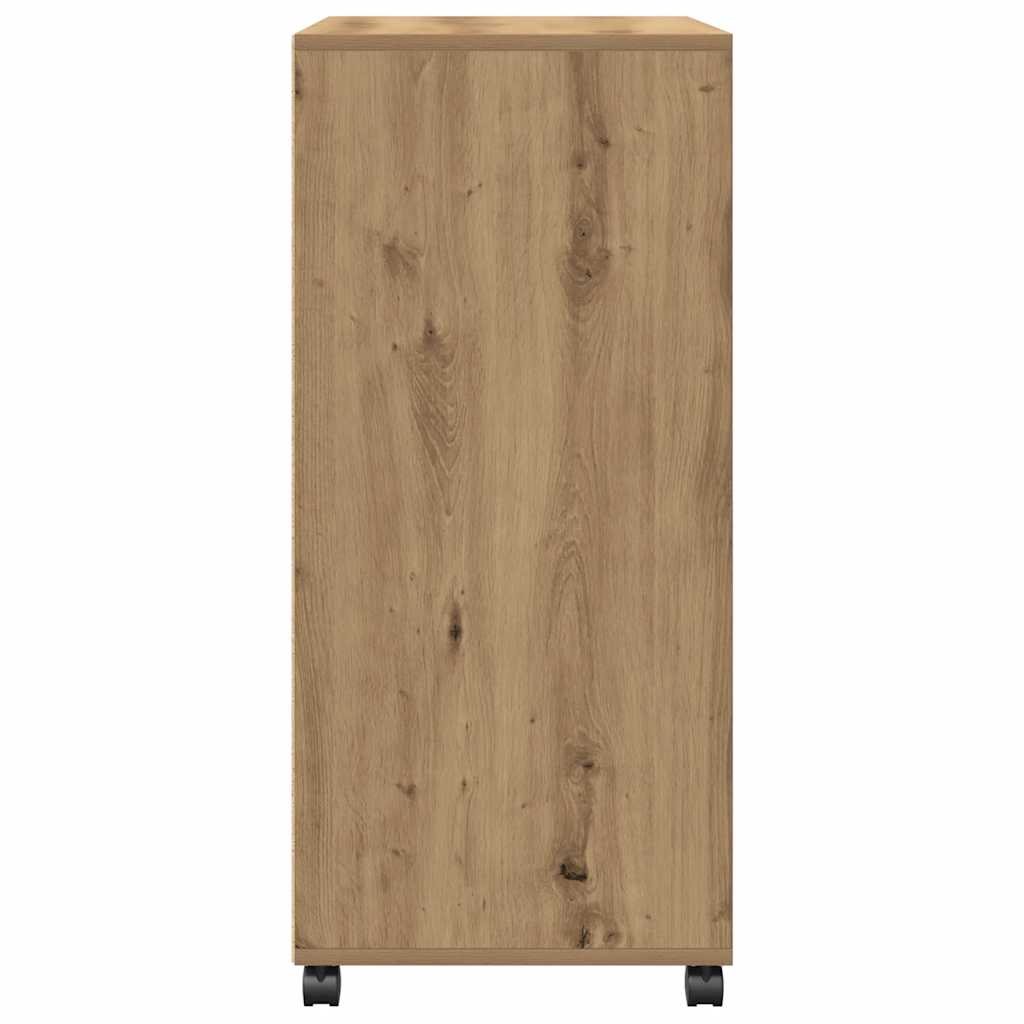 Rollschrank Artisan-Eiche 55x40x91 cm Holzwerkstoff
