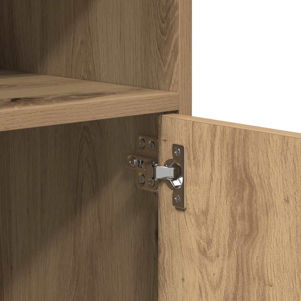 Rollschrank Artisan-Eiche 55x40x91 cm Holzwerkstoff