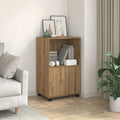 Rollschrank Artisan-Eiche 55x40x91 cm Holzwerkstoff