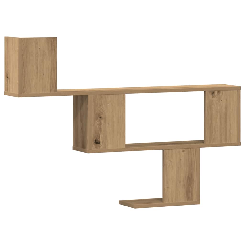 Wandregal Artisan-Eiche 100x15x70 cm Holzwerkstoff