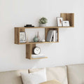 Wandregal Artisan-Eiche 100x15x70 cm Holzwerkstoff