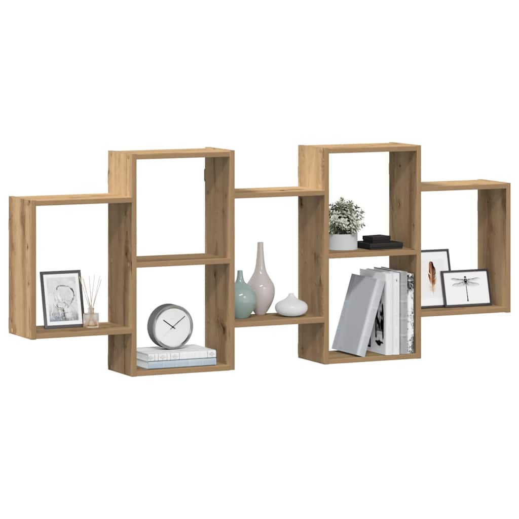 Wandregal Artisan-Eiche 159x18x65 cm Holzwerkstoff