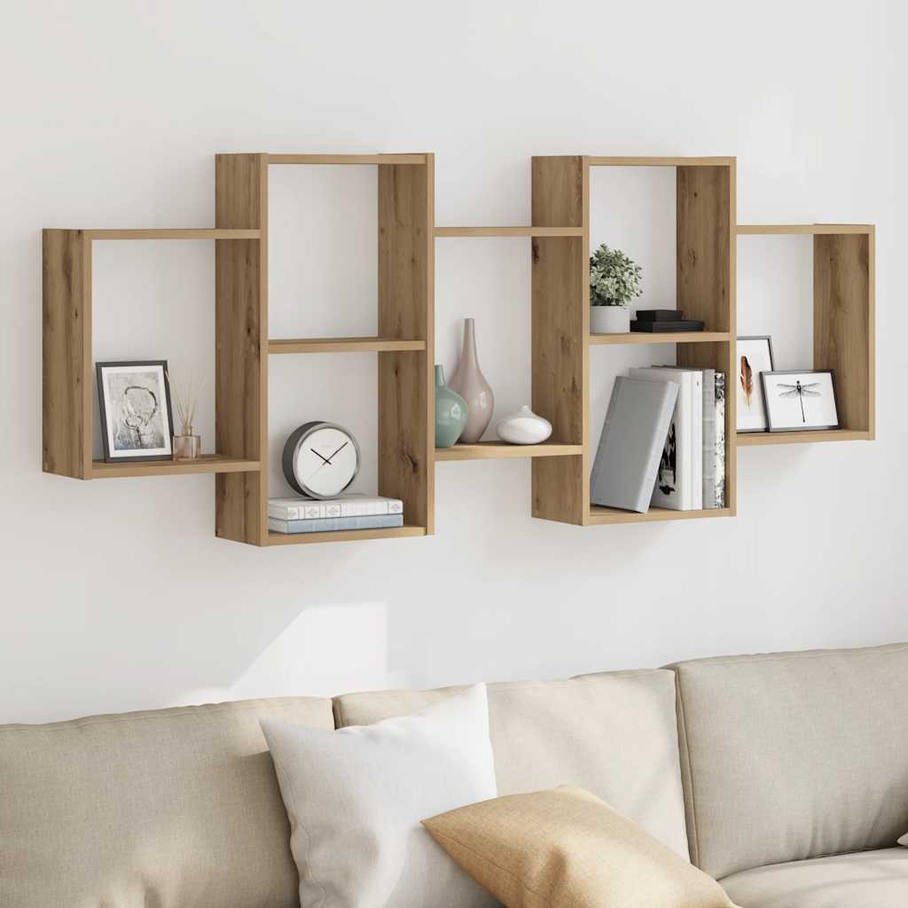 Wandregal Artisan-Eiche 159x18x65 cm Holzwerkstoff