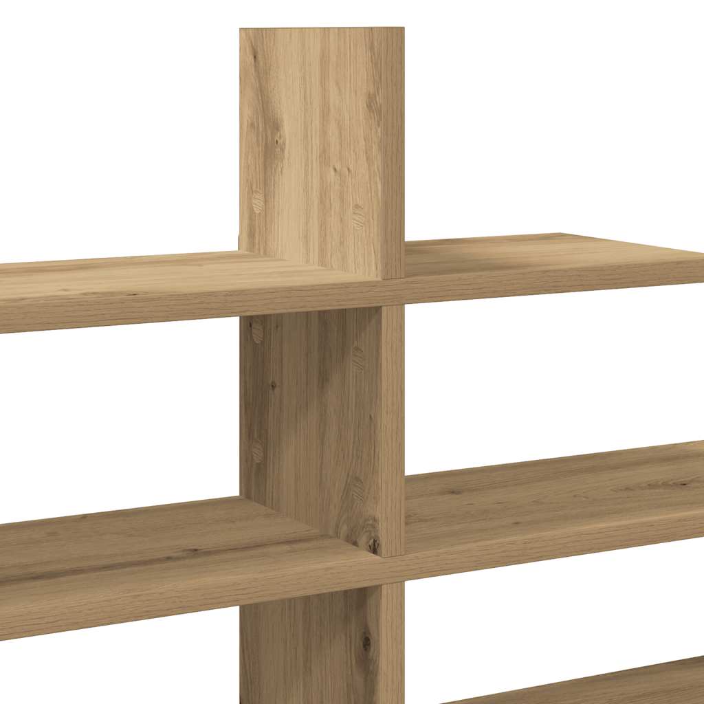 Wandregal Artisan-Eiche 124,5x18x60,5 cm Holzwerkstoff