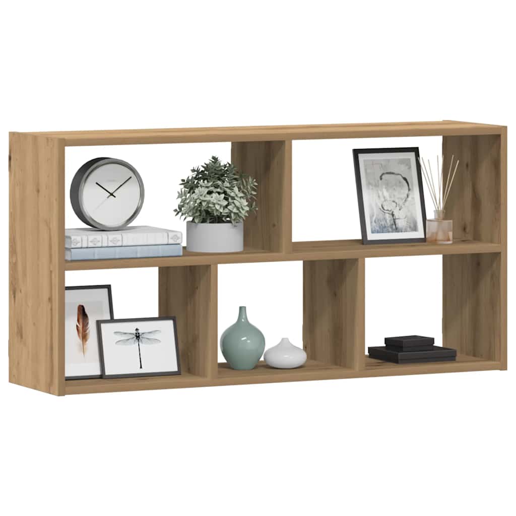 Wandregal Artisan-Eiche 100x25x50 cm Holzwerkstoff