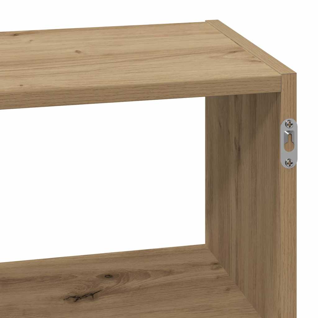 Wandregal Artisan-Eiche 100x25x50 cm Holzwerkstoff