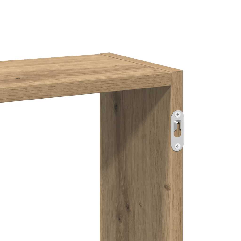 Wandregal Artisan-Eiche 159x18x66 cm Holzwerkstoff