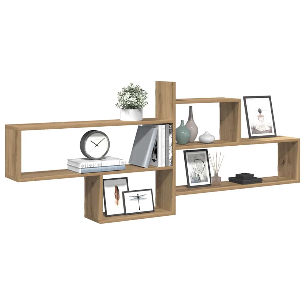Wandregal Artisan-Eiche 167,5x18x68 cm Holzwerkstoff