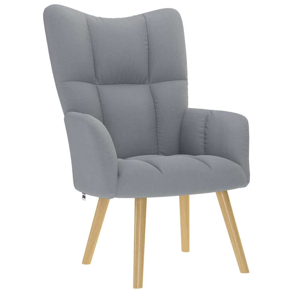 Relaxsessel Hellgrau Stoff
