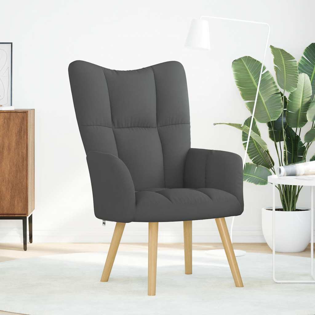 Relaxsessel Dunkelgrau Stoff