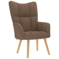 Relaxsessel Stoff Braun