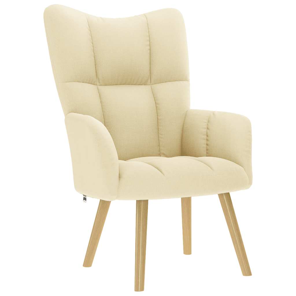Relaxsessel Creme Stoff