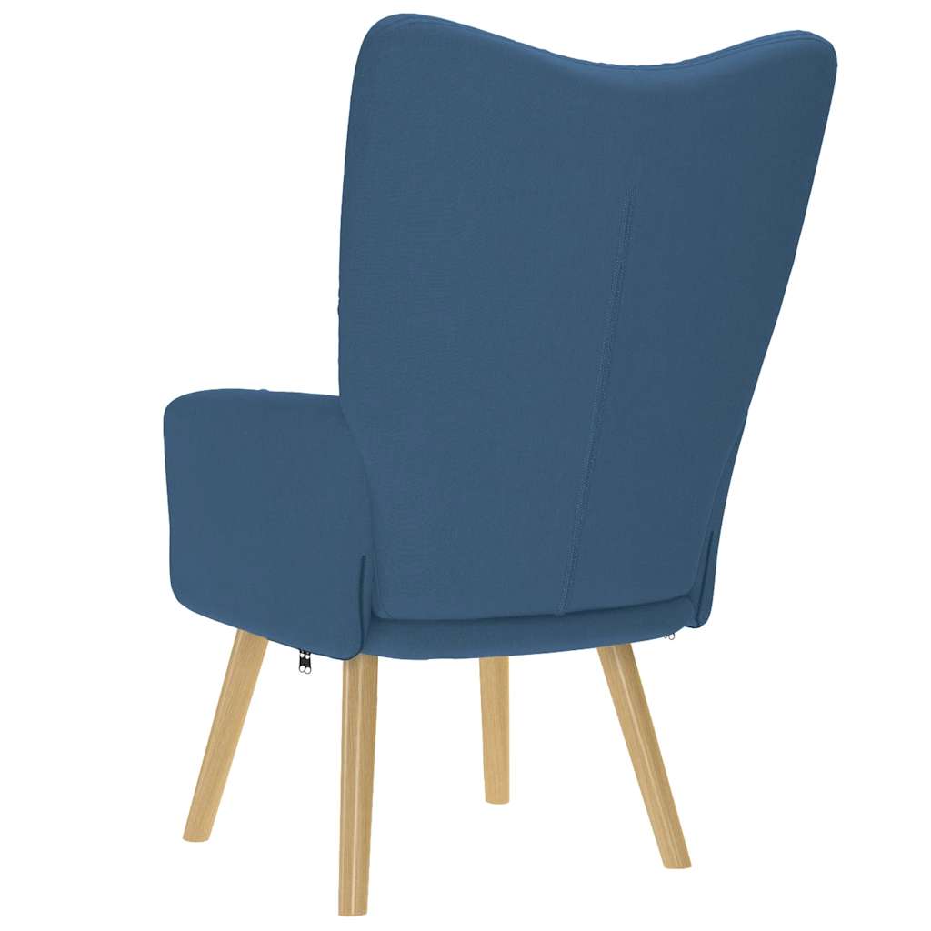 Relaxsessel Blau Stoff
