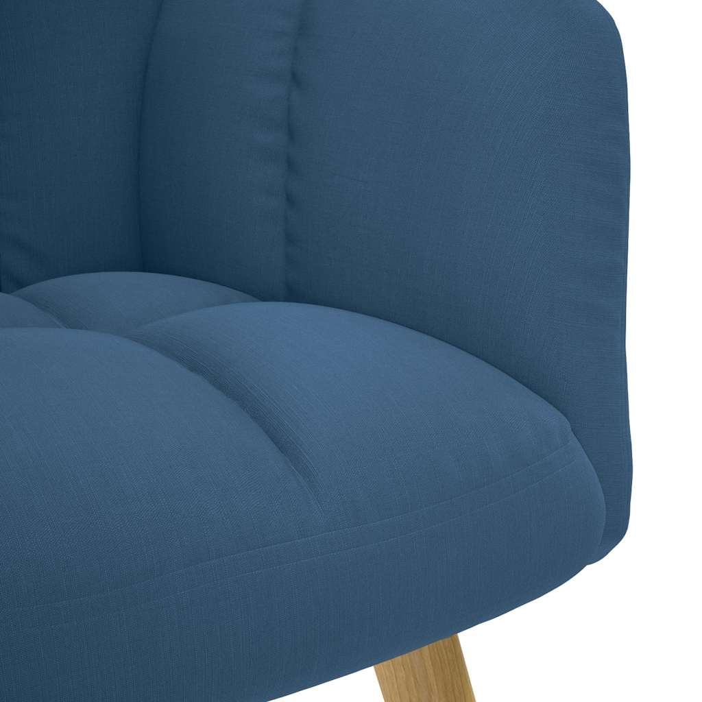 Relaxsessel Blau Stoff
