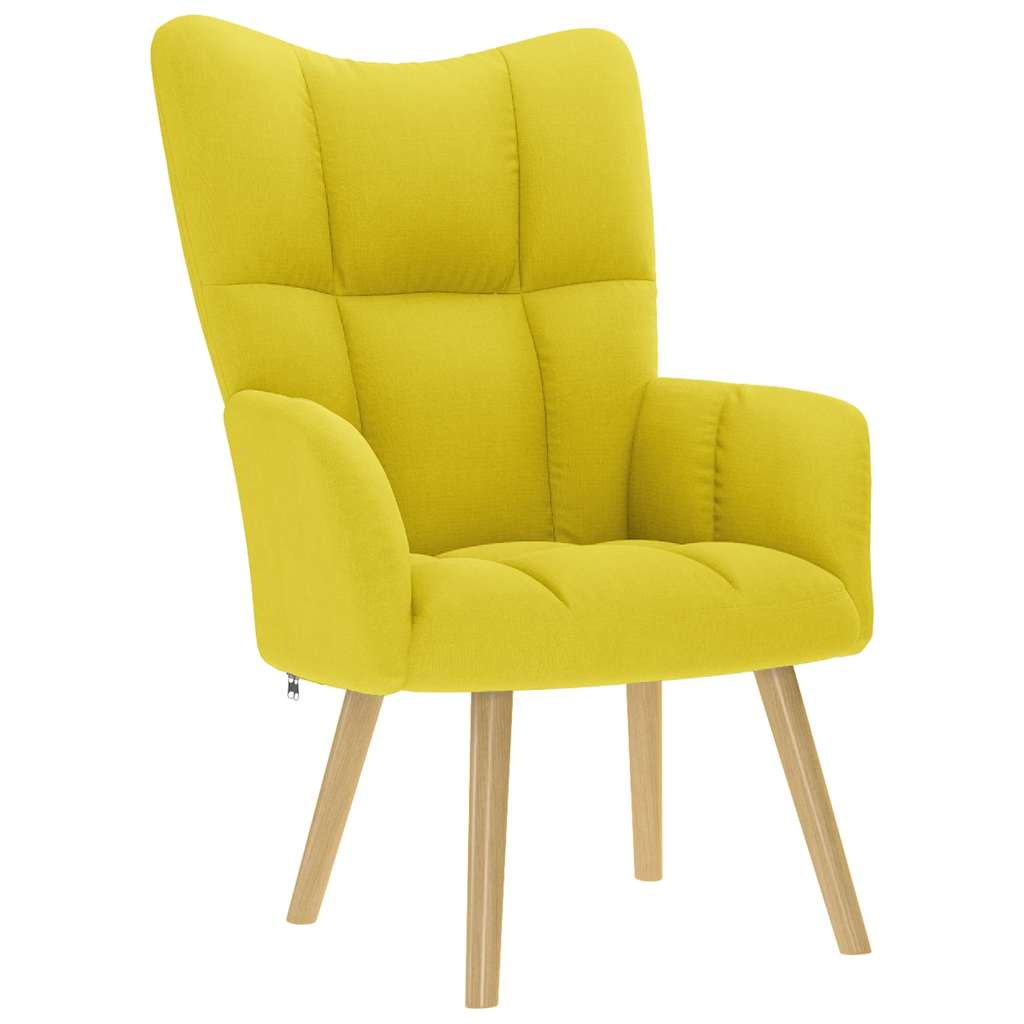 Relaxsessel Hellgelber Stoff
