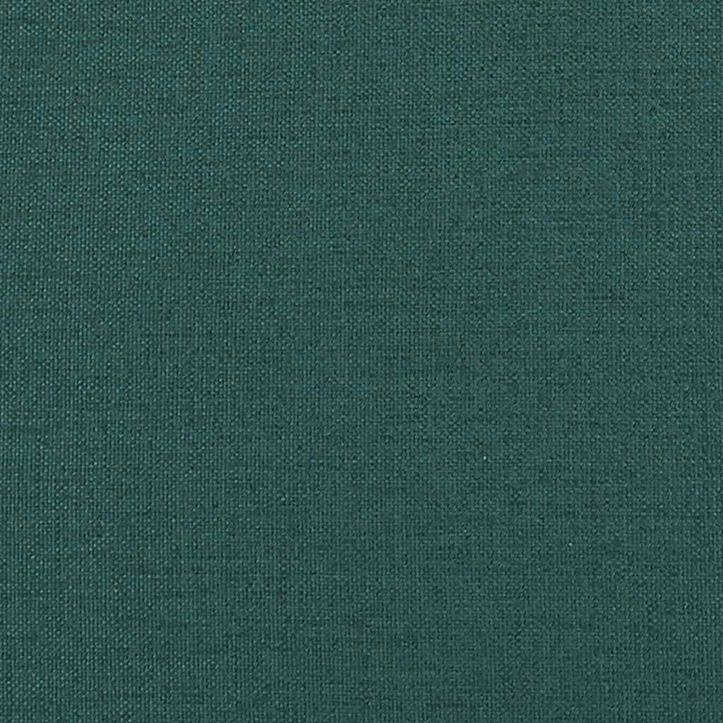 Relaxsessel mit Hocker Dunkelgrün Stoff