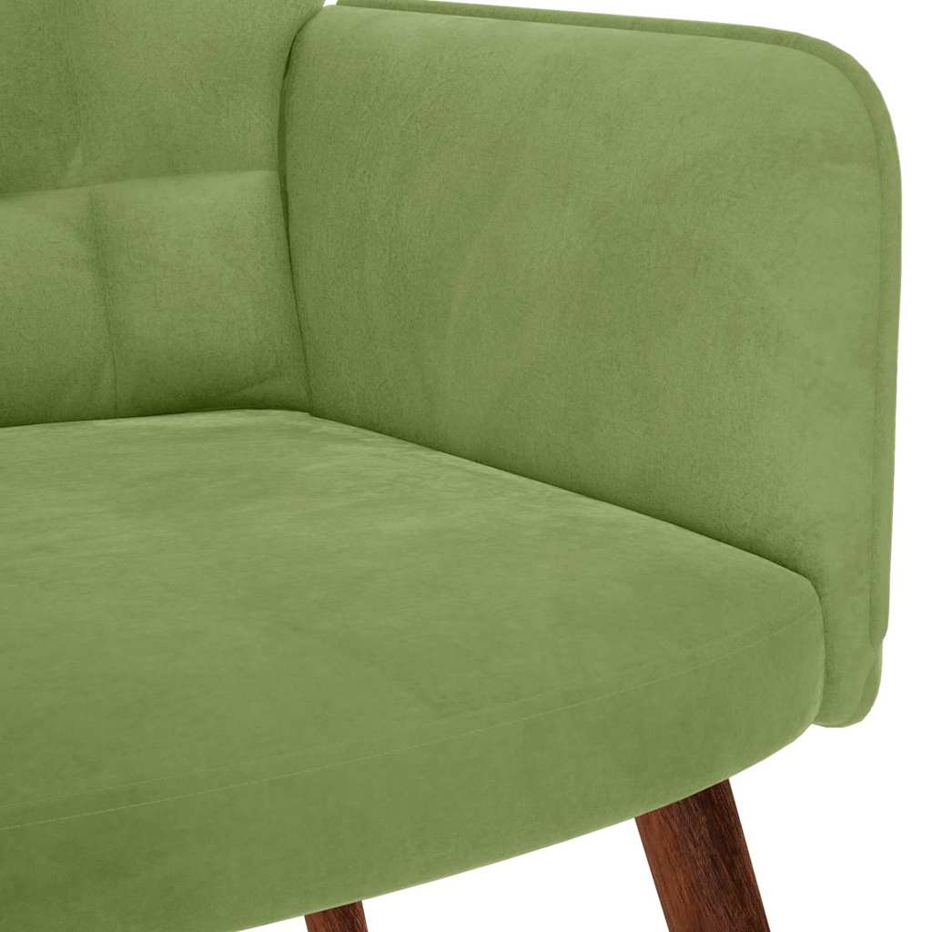 Relaxsessel Hellgrün Samt