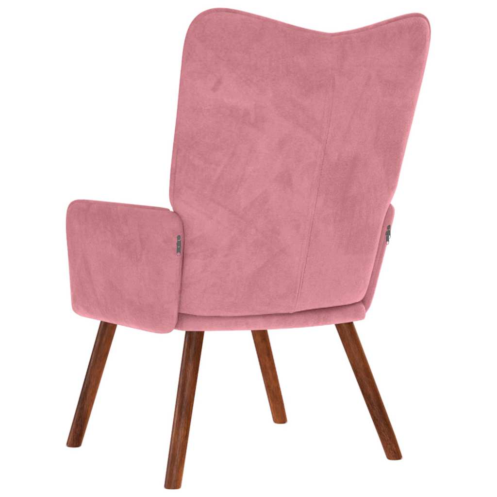 Relaxsessel Rosa Samt