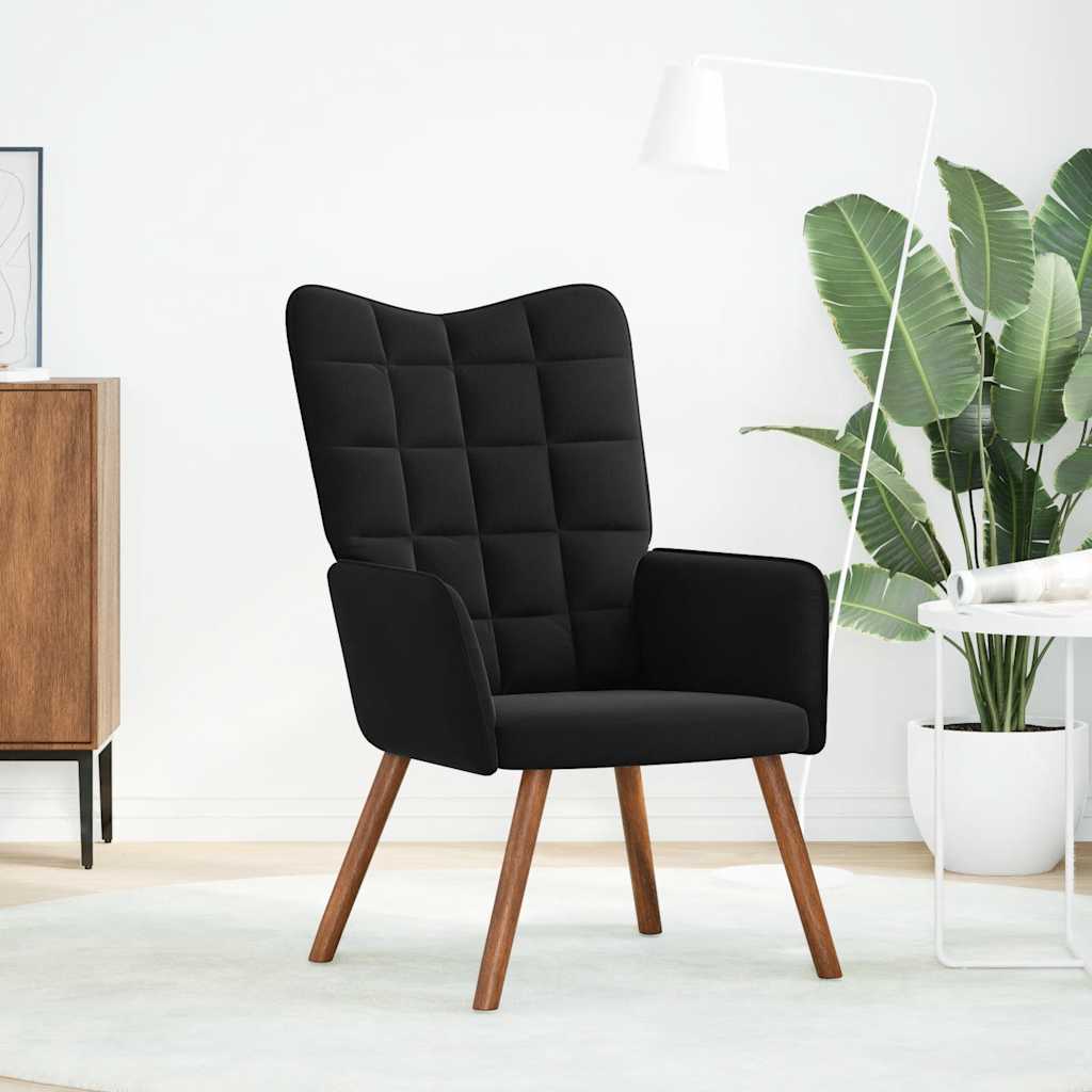 Relaxsessel Schwarz Samt
