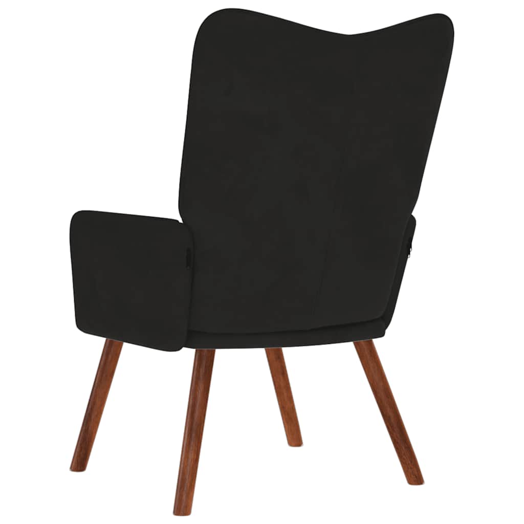 Relaxsessel Schwarz Samt