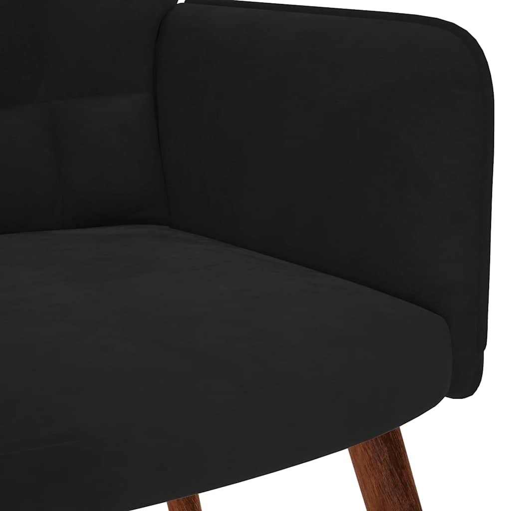 Relaxsessel Schwarz Samt
