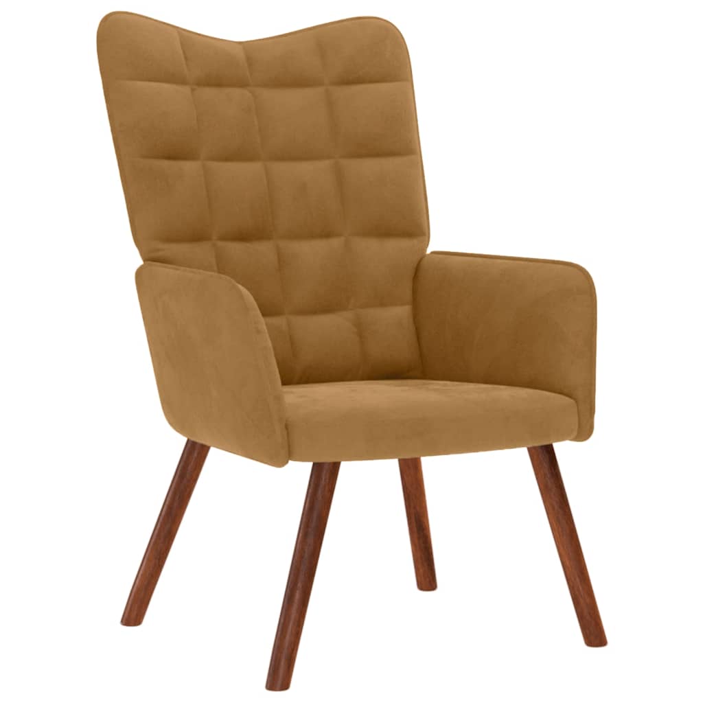 Relaxsessel Braun Samt