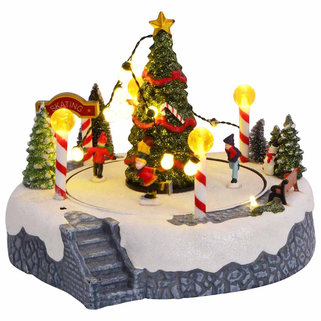 Weihnachtsdorf Dekoration Mehrfarbig 22 x 21,5 x 17 cm