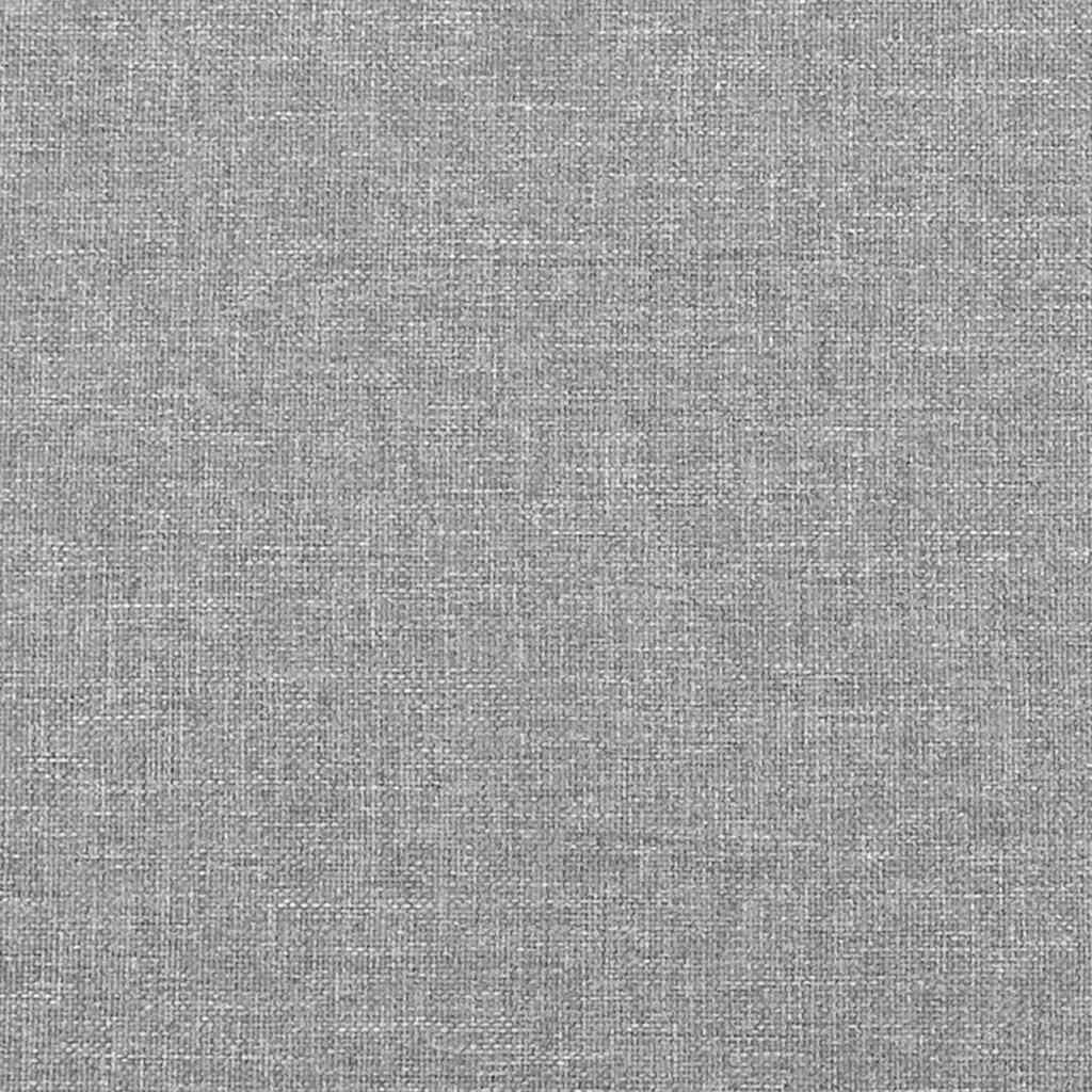 Taschenfederkernmatratze für Kinder Mittel Hellgrau 80x160 cm Stoff