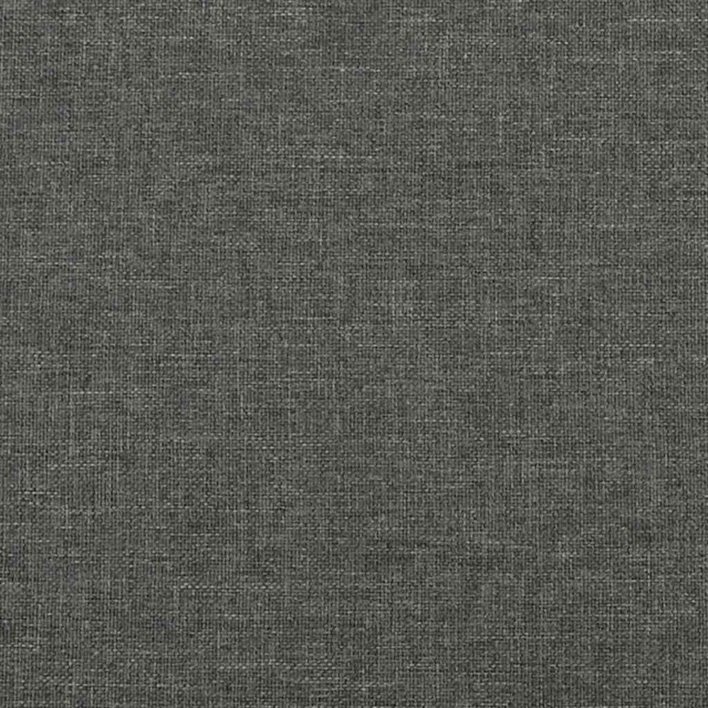 Taschenfederkernmatratze für Kinder Mittel Dunkelgrau 80x160 cm Stoff