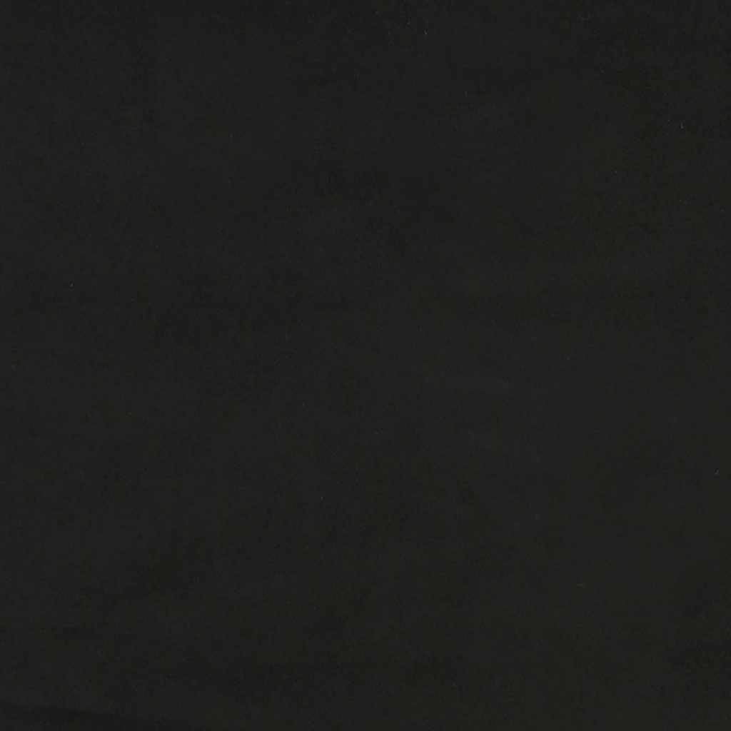 Taschenfederkernmatratze Mittel Schwarz 80x210x20 cm Samt