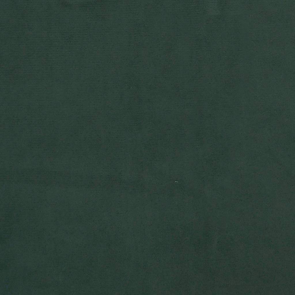 Taschenfederkernmatratze Mittel Dunkelgrün 120x210x20 cm Samt
