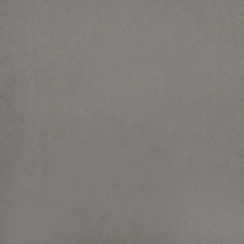 Taschenfederkernmatratze Mittel Hellgrau 140x210x20 cm Samt
