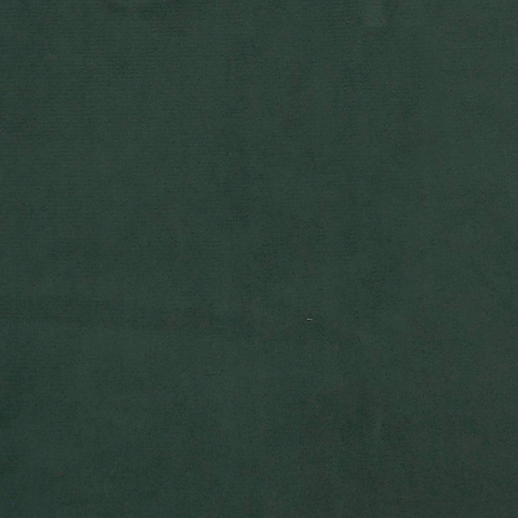 Taschenfederkernmatratze Mittel Dunkelgrün 120x220x20 cm Samt