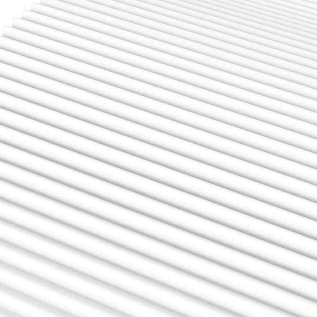 Schaumstoffmatratze Weiß 120x220 cm Härtegrad H2 H3