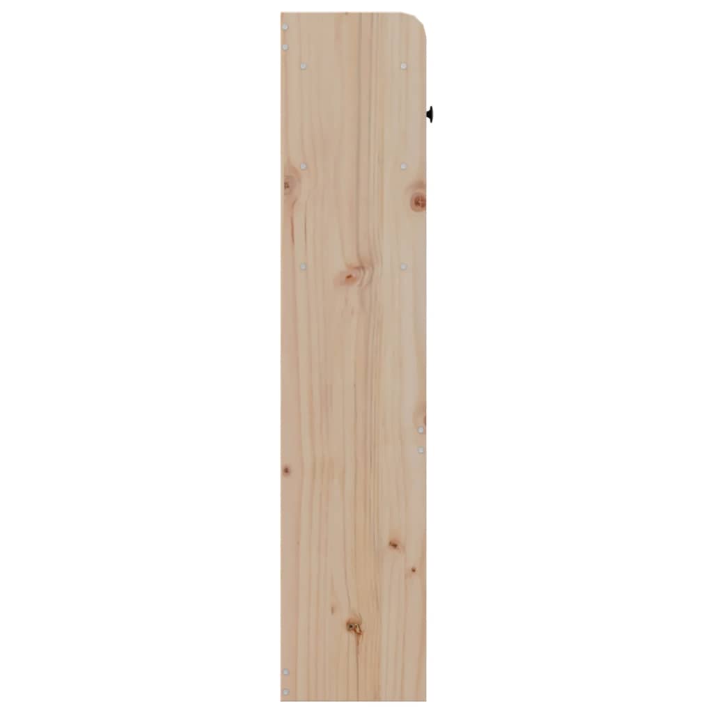 Kopfteil mit Stauraum 180 cm Massivholz Kiefer