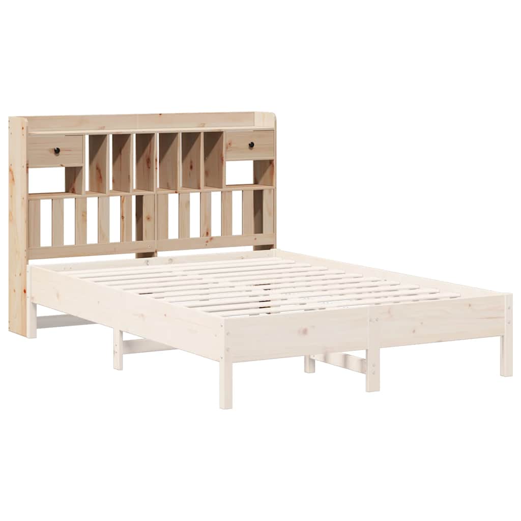 Kopfteil mit Stauraum 180 cm Massivholz Kiefer