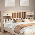Kopfteil mit Stauraum 180 cm Massivholz Kiefer