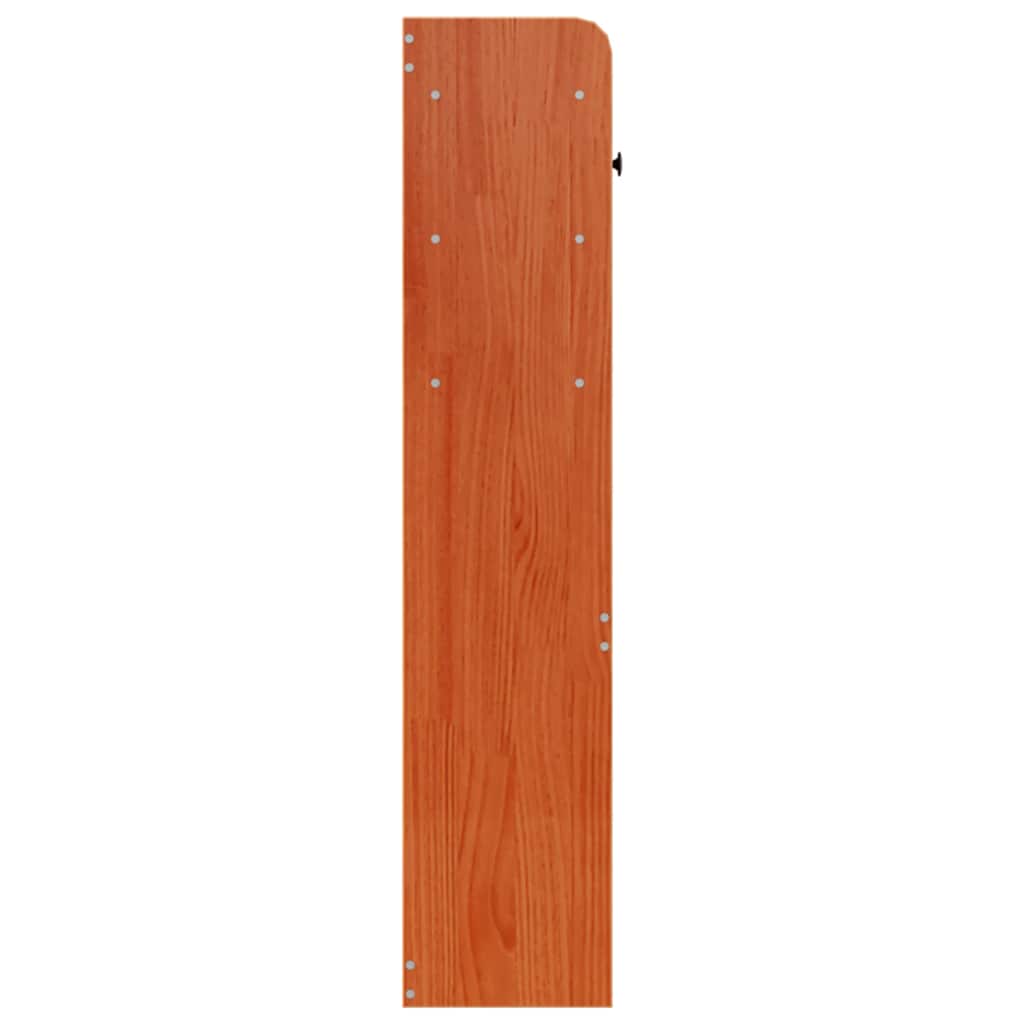Kopfteil mit Stauraum Wachsbraun 160 cm Massivholz Kiefer