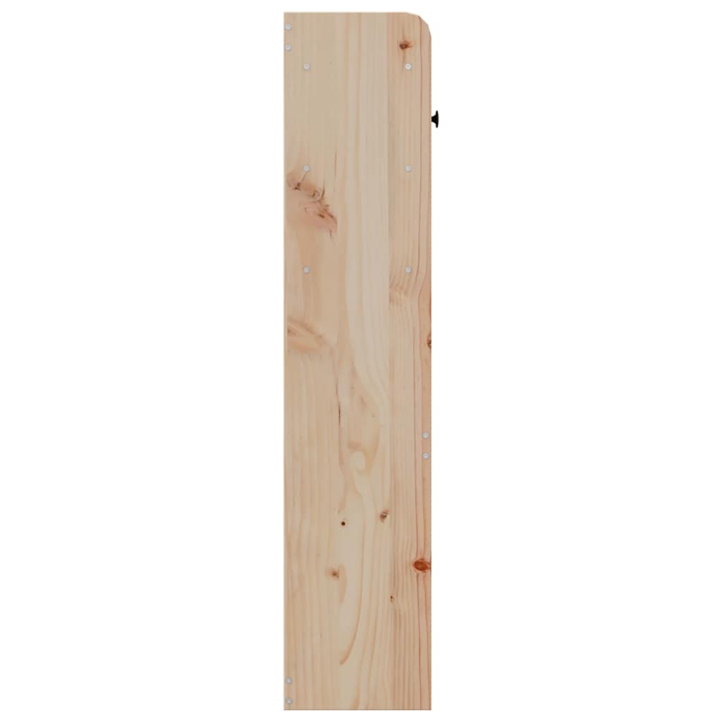 Kopfteil mit Stauraum 140 cm Massivholz Kiefer