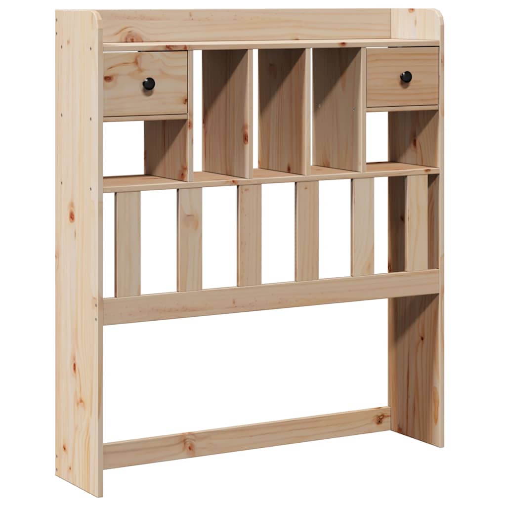 Kopfteil mit Stauraum 90 cm Massivholz Kiefer