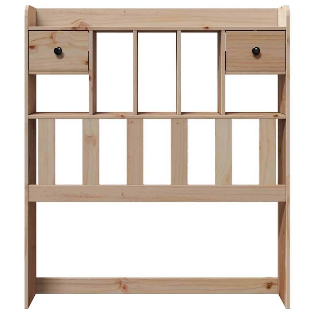 Kopfteil mit Stauraum 90 cm Massivholz Kiefer