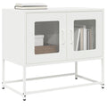 TV-Schrank Weiß 68x39x60,5 cm Kaltgewalzter Stahl